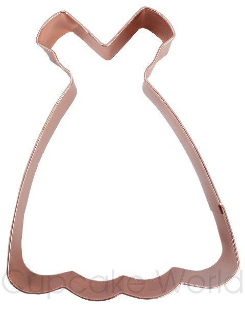 ROBERT GORDON WEDDING DRESS VINTAGE COPPER COOKIE BISCUIT CUTTER ROBERT GORDON WEDDING DRESS VINTAGE COPPER COOKIE BISCUIT CUTTER